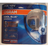 100% Original Osram H3 Cool Blue Advance 5000k Garantia