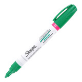 Marcador Verde Indeleble Sharpie Paint Peinture