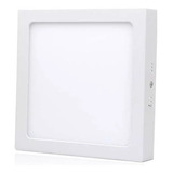 Foco Led 12w Cuadrado Frío/sobrepuesto, Panel Plafón