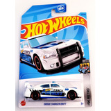 Hotwheels Carro Policia Dodge Charger Drift + Obsequio 
