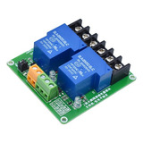 Modulo Relay 2 Canales 5, 12volts 30a Aislado Optoaclopador.