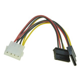 Cable De Poder Molex 4 Pines A 2 Sata