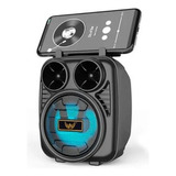 Mini Caixa Caixinha De Som Pequena Auto Falante Speaker Cor Azul-vermelha-preta 110v/220v
