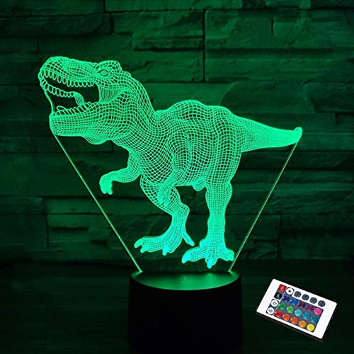 Lámpara De Mesa De Noche Diseño De Disnosaurio 3d, Fullosun