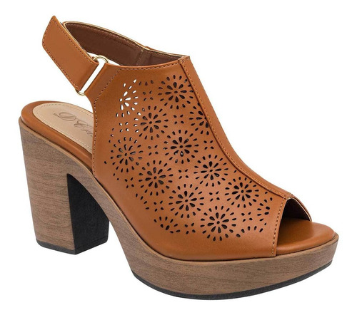 Zapatilla Mujer D'cristian 801 Camel 104-378