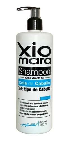 Shampoo Con Extracto De Cola De Caballo Xiomara 450ml