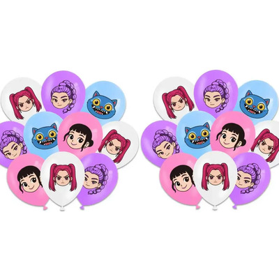 24pcs Globos De Kpop Demon Hunters Para Decoración | Meses sin interés