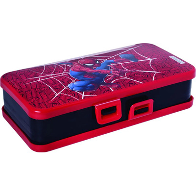 Estojo Escolar Infantil Homem Aranha Organizador Marvel Kids Vermelho Homem Aranha | Frete grátis