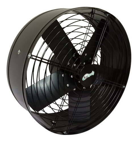 Exaustor Ventilador Linha Industrial C/ Reversão 50 Cm Preto