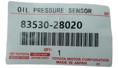 Sensor Capsula Presion Aceite Toyota Sensation Yaris Fortune Foto 4