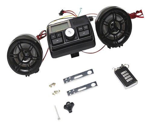 Kit De Altavoces Estéreo Para Manillar De Motocicleta