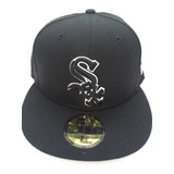 Gorra White Sox Negra Letra Delineada Blanca 59fifty New Era