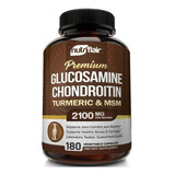 Glucosamina+condroitina+curcuma Y+ -8 En 1 -180u 2100mg Plus