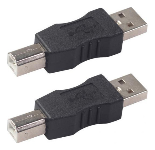 3 Paquete De 2 Convertidores De Adaptador De Impresora Usb