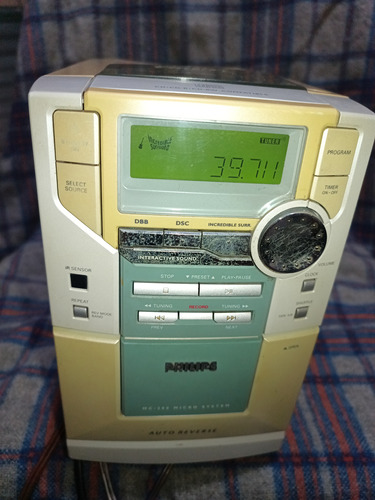 Micro Sistem Philips Mc-200 Defeito Só Rádio 