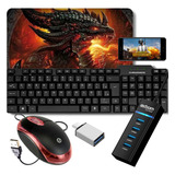 Kit Gamer Mobilador Barato Teclado + Mouse Promoção Especial