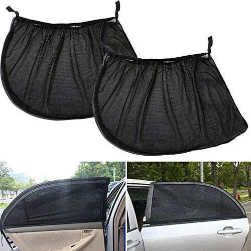 2 Pack Universal Black Car Rear Side Window Baby Kid Pe...