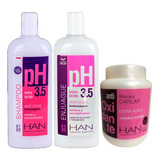 Han Shampoo + Acondicionador + Mascara Extra Acida 1000 Ml