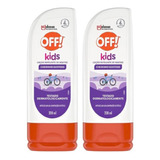 Kit C/2 Repelente Off! Loção Kids 200ml Com Fragrância