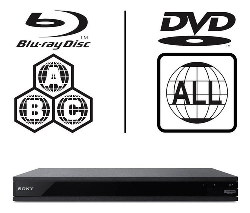 Reproductor Bluray Dvd Sony Ubp-x800 Multizona 4k Uhd 220v