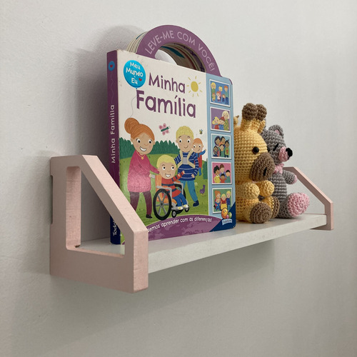 4 Prateleiras Geométrica Colorida Quarto Infantil Decoração