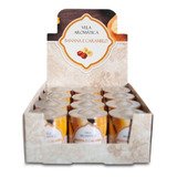 Vela Aromática Decorativa Banana E Caramelo 12 Und 130g Cada