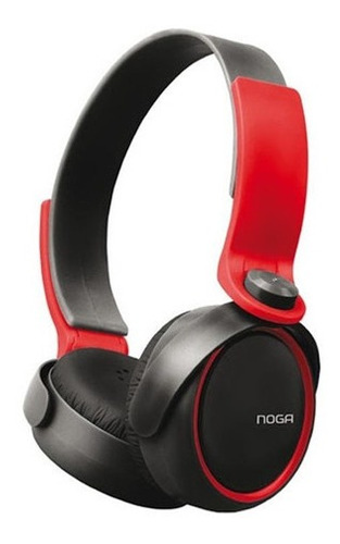 Auricular Vincha Con Cable Noganet Ng-904 Rojo 