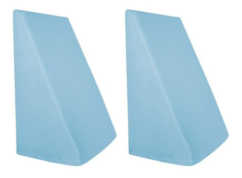 Kit 2 Capas Para Triângulo Malha 100% Algodão Azul