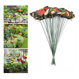 Estacas De Borboletas Decorativas Jardim Kit 10un