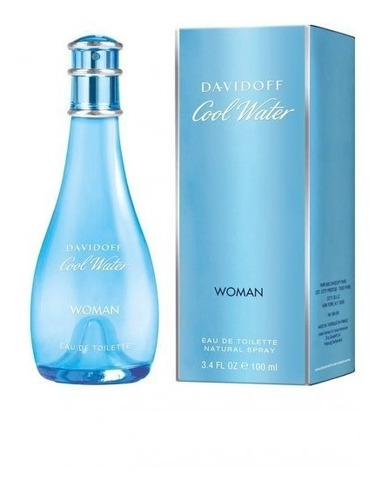 Perfume Cool Water Davidoff Dama 100ml Original