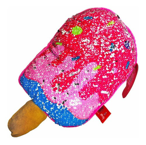 Peluche Helado Lentejuela Reversible 30cm 7969 Bigshop