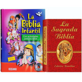 La Biblia Infantil + La Sagrada Biblia Católica + 2 Cd Audio