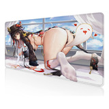 Genshin Impact Sexy Anime Girl Gaming Mouse Pad (en Inglés)