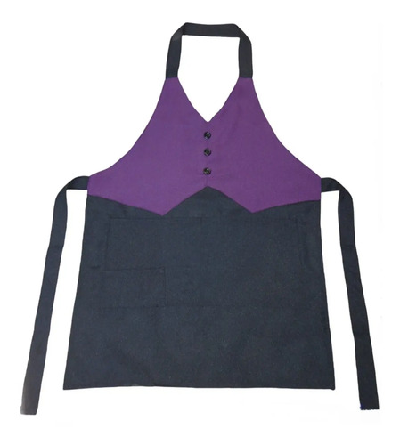 Mandil O Delantal Chaleco Mesero Unisex Liso Varios Colores | MercadoLibre