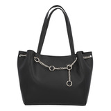 Bolso Tipo Tote Color Negro 854-95