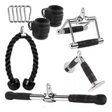 Kit De 6 Agarres De Gym Para Máquina De Cable Y Lat Pulldown