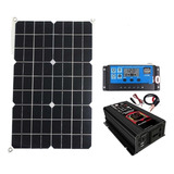 Inversor De Batería Solar 110-220, Panel Solar De