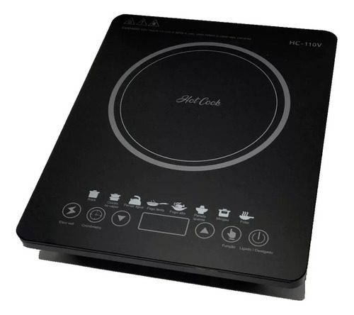 Cooktop Elétrico Portátil Touch Fogão Indução 220v 1 Boca