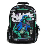 Mochila Espalda Chimola Escolar De 16 Pulgadas Dino Bt96 Diseño De La Tela Poliéster