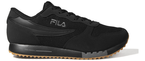 Zapatillas Fila Euro Jogger Sport Grafito Negro Hombre