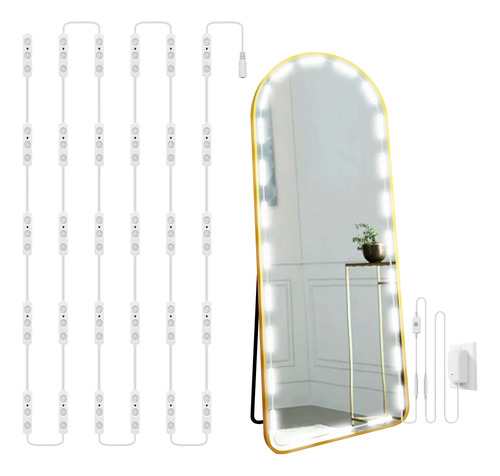 Lphumex Hollywood Glam - Kit De Luces Led Para Tocador, Luce