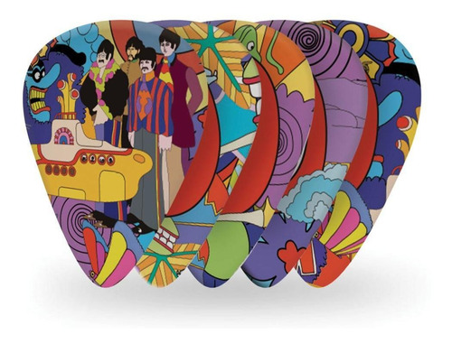 Palheta Beatles Yellow Submarine Pesada D'addario 1cwh6-10b7