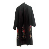 Kimono Bordado Con Rosas Topshop