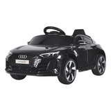 Mini Carro Elétrico Infantil Audi Etron Gt Bateria 6v Preto Motorizado Controle Importway Bw-273pt