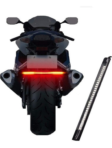 Tira Luces Direccional Y Luz De Freno 48 Leds Flexible Moto