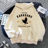 Anime Haikyuu Sudaderas Hombre Funny Karasuno Fly High Graph