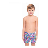 Malla Natacion Infantil Quickly Short Niño Pileta Resistente Cloro