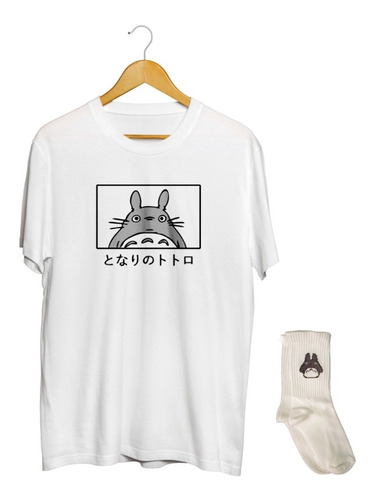 Pack Playera + Calcetas Mi Vecino Totoro Studios Ghibli Kiki