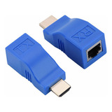 Cable Extensor Hdmi Por Utp Rj45 - Soporta Hasta 30 Metros