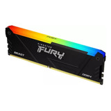 Memória Kingston Fury Rgb Ddr4 De 32gb ( 1 X 32gb ) 3600mhz